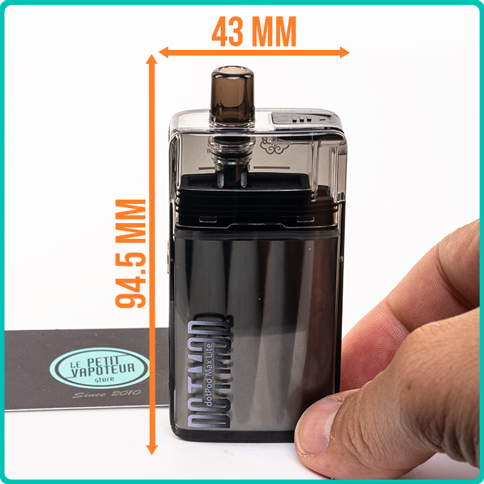 Dimensions dotPod Max Lite dotMod